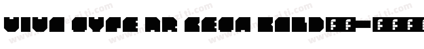 vivo type AR beta Bold字体字体转换